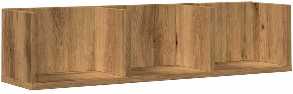 Sieninė CD lentyna, artisano, 75x18x18cm, apdirbta mediena