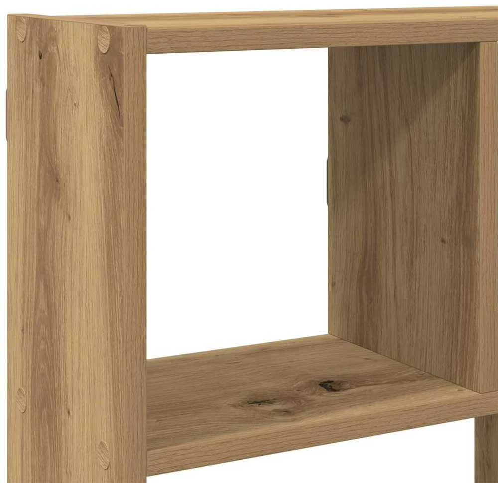 Sieninė lentyna, 12 skyrių, artisano, mediena, kubo formos
