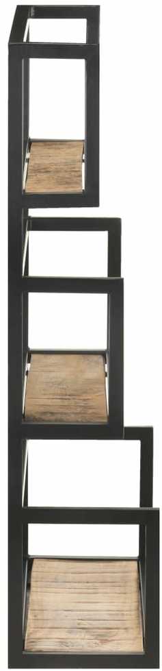 Sieninė lentyna, 60x20x85cm, neapdorota mango mediena