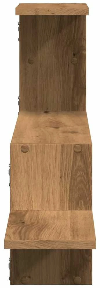 Sieninė lentyna, artisano ąžuolo, 104x15x49cm, mediena
