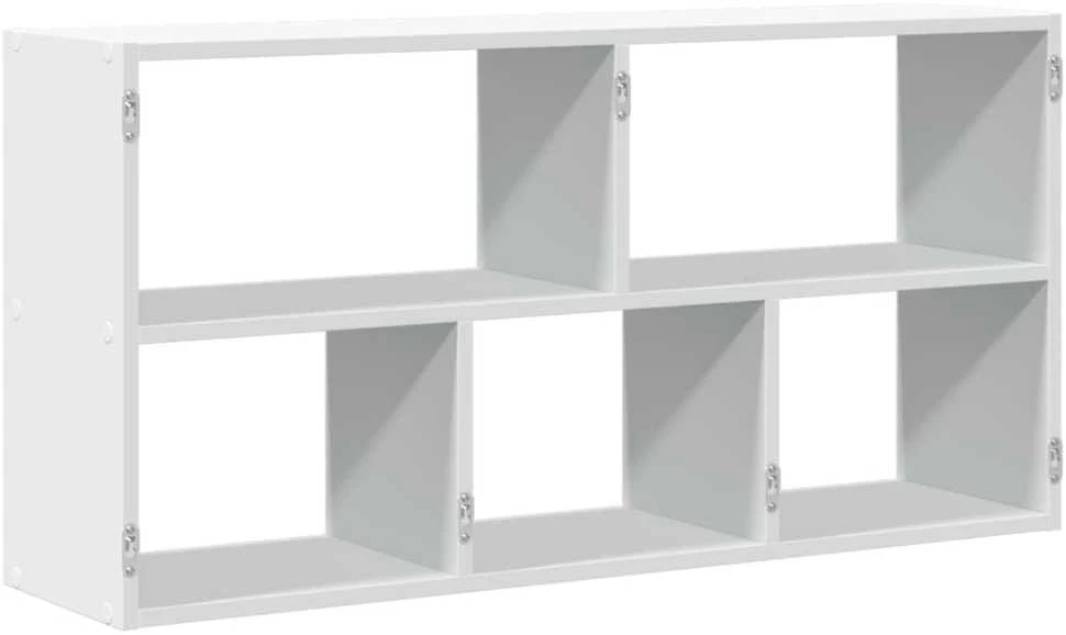 Sieninė lentyna, baltos spalvos, 100x25x50cm, apdirbta mediena