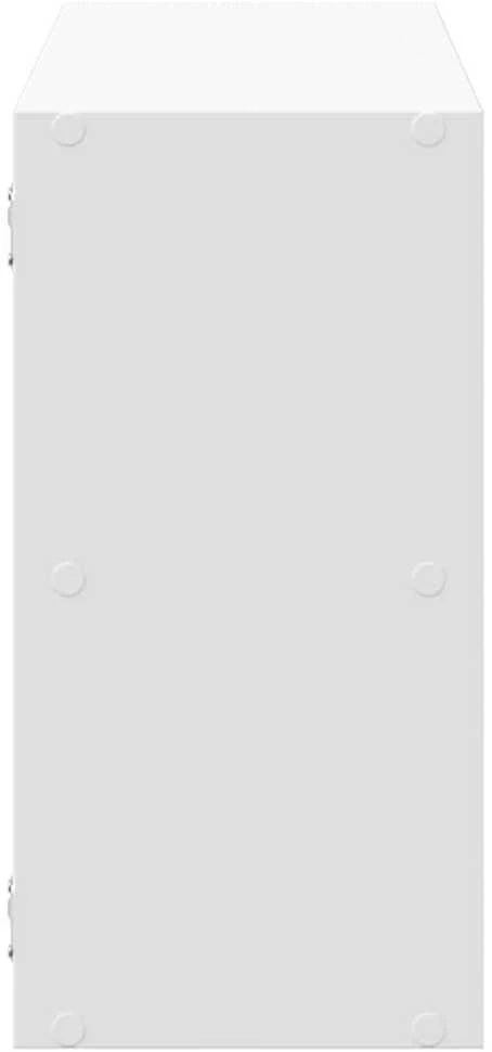 Sieninė lentyna, baltos spalvos, 100x25x50cm, apdirbta mediena