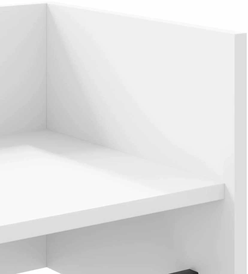 Sieninė lentyna, baltos spalvos, 100x35x30,5cm, MDP