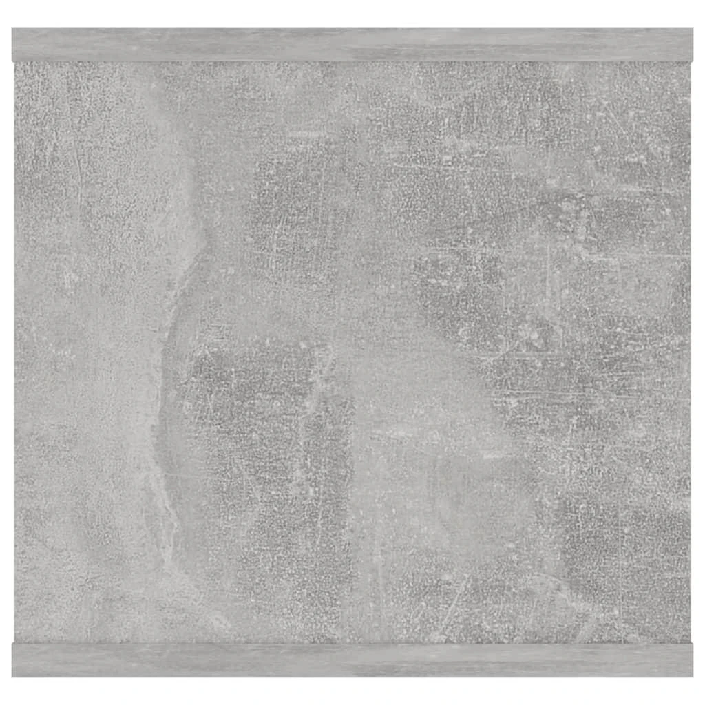 Sieninė lentyna, betono pilka, 102x30x29cm, apdirbta mediena