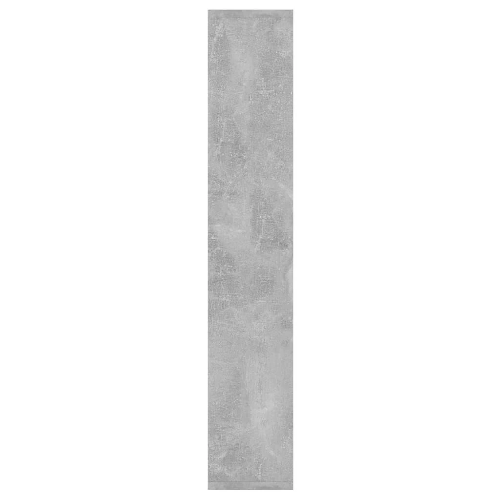 Sieninė lentyna, betono pilkos spalvos, 36x16x90cm, mediena