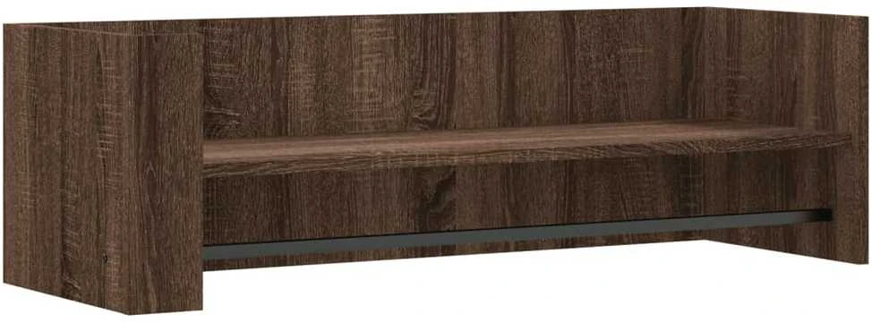 Sieninė lentyna, ruda ąžuolo, 100x35x30,5cm, apdirbta mediena