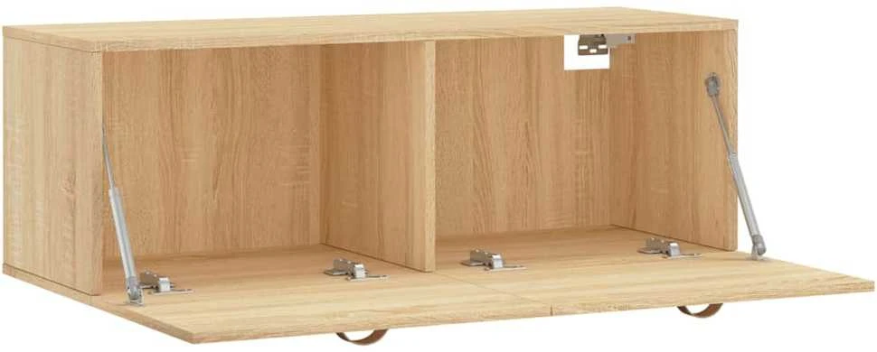Sieninė spintelė, ąžuolo, 100x36,5x35cm, apdirbta mediena