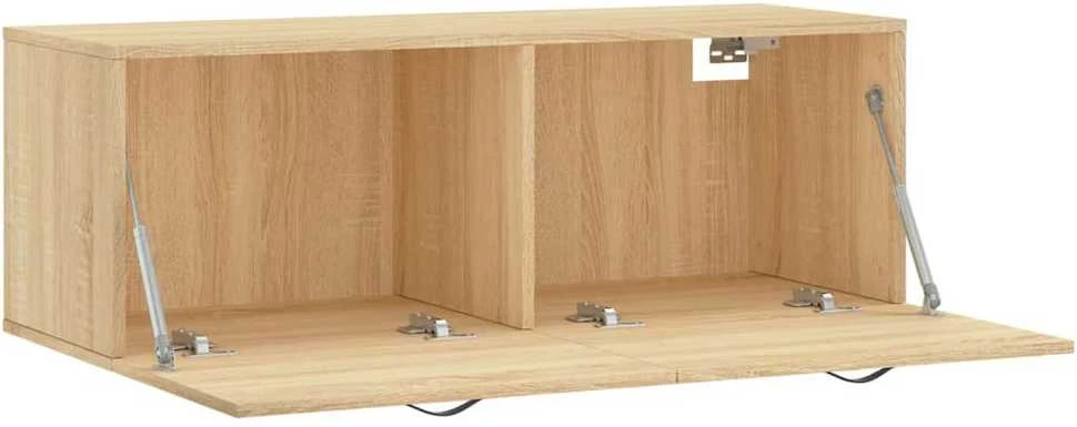 Sieninė spintelė, ąžuolo, 100x36,5x35cm, apdirbta mediena