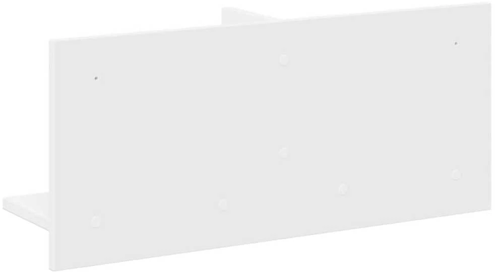 Sieninė spintelė, balta, 70x16,5x30cm, apdirbta mediena