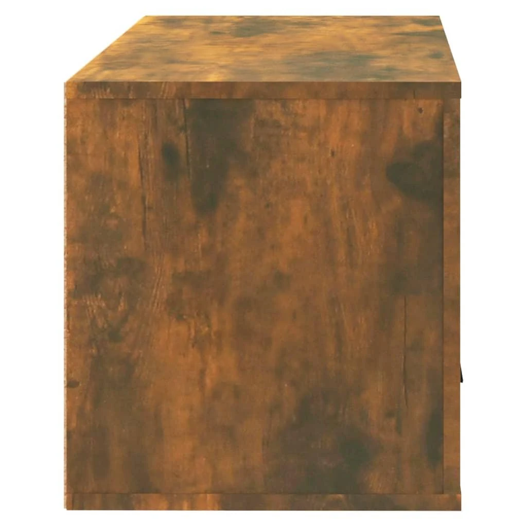Sieninė spintelė batams, dūminio ąžuolo, 70x35x38cm, mediena