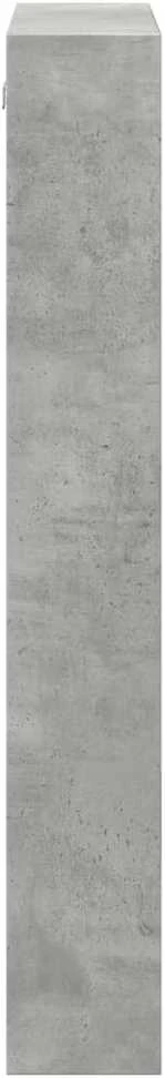 Sieninė spintelė, betono pilka, 50x15x100cm, apdirbta mediena