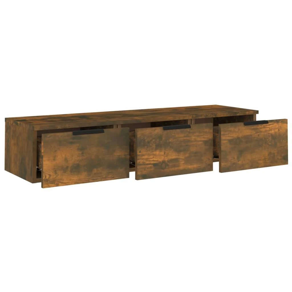 TV staliukas Sieninė spintelė, dūminio ąžuolo, 102x30x20cm, apdirbta mediena