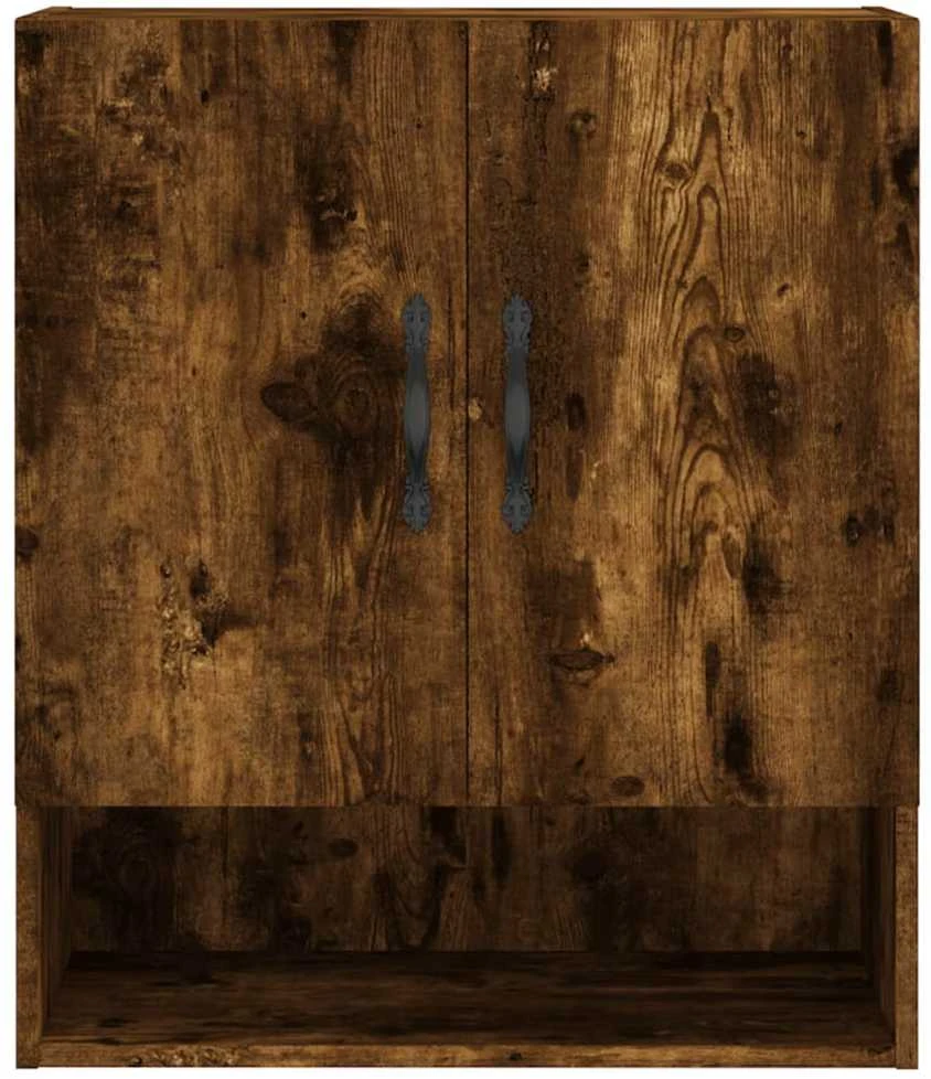 Sieninė spintelė, dūminio ąžuolo, 60x31x70cm, apdirbta mediena