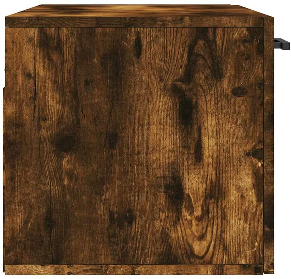 Sieninė spintelė, dūminio ąžuolo, 80x36,5x35cm, mediena