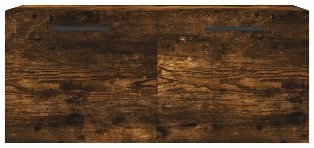 Sieninė spintelė, dūminio ąžuolo, 80x36,5x35cm, mediena