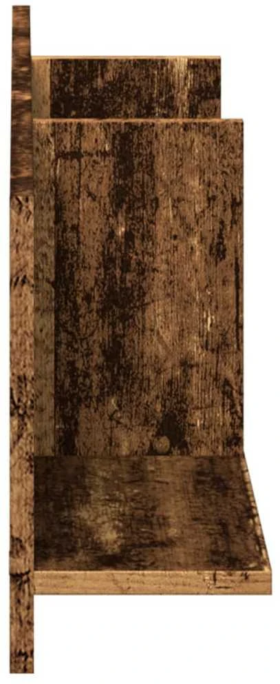 Sieninė spintelė, medienos, 100x16,5x30cm, apdirbta mediena