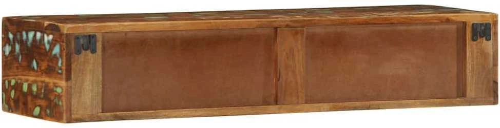 Sieninė televizoriaus spintelė, 100x30x19cm, perdirbta mediena
