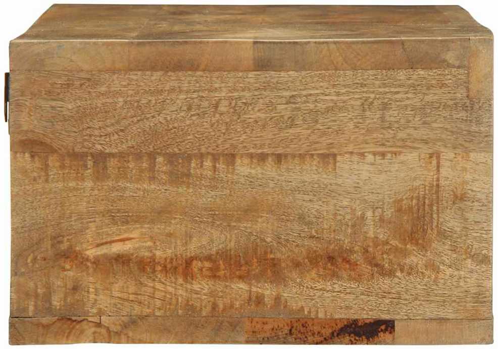 Sieninė televizoriaus spintelė, 100x30x19cm, mango mediena