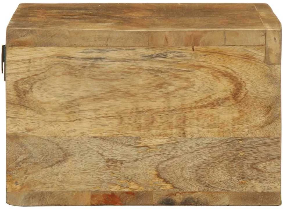Sieninė televizoriaus spintelė, 60x30x19cm, mango mediena