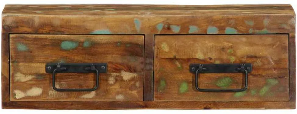 Sieninė televizoriaus spintelė, 60x30x19cm, perdirbta mediena