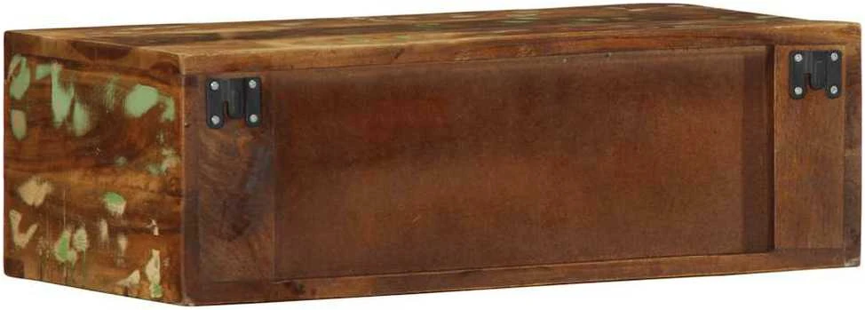 Sieninė televizoriaus spintelė, 60x30x19cm, perdirbta mediena