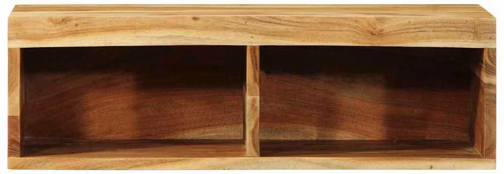 Sieninė televizoriaus spintelė, 60x30x19cm, akacija