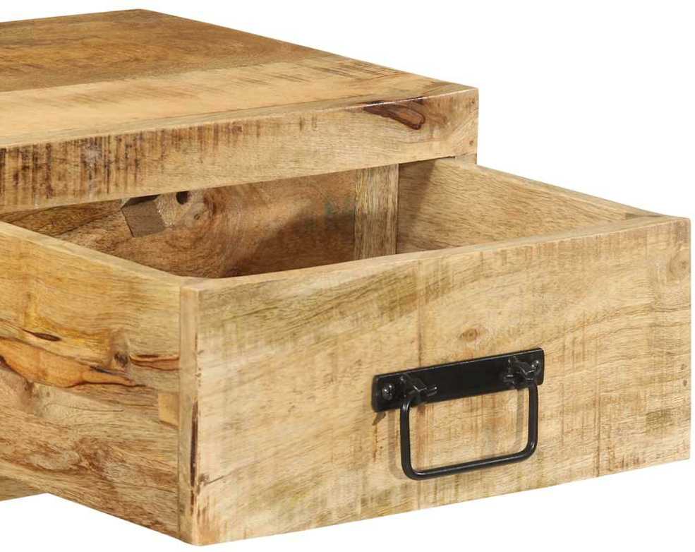 Sieninė televizoriaus spintelė, 80x30x19cm, mango mediena