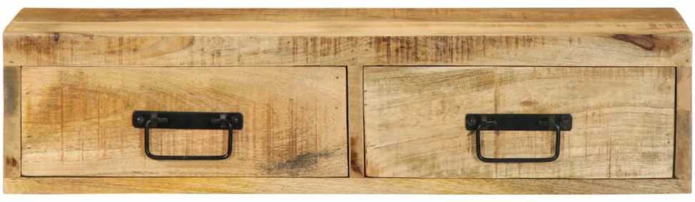 Sieninė televizoriaus spintelė, 80x30x19cm, mango mediena
