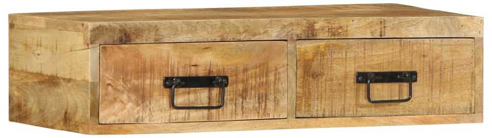 Sieninė televizoriaus spintelė, 80x30x19cm, mango mediena