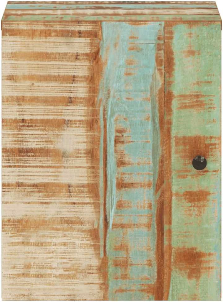 Sieninė vonios kambario spintelė, 38x33x48cm, perdirbta mediena
