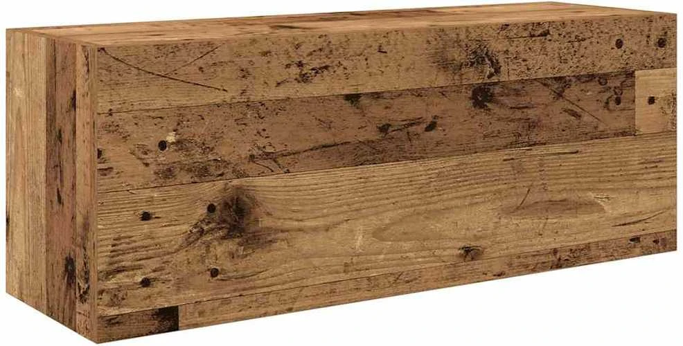 Sieninė vonios kambario spintelė, medienos, 80x25x30cm, mediena