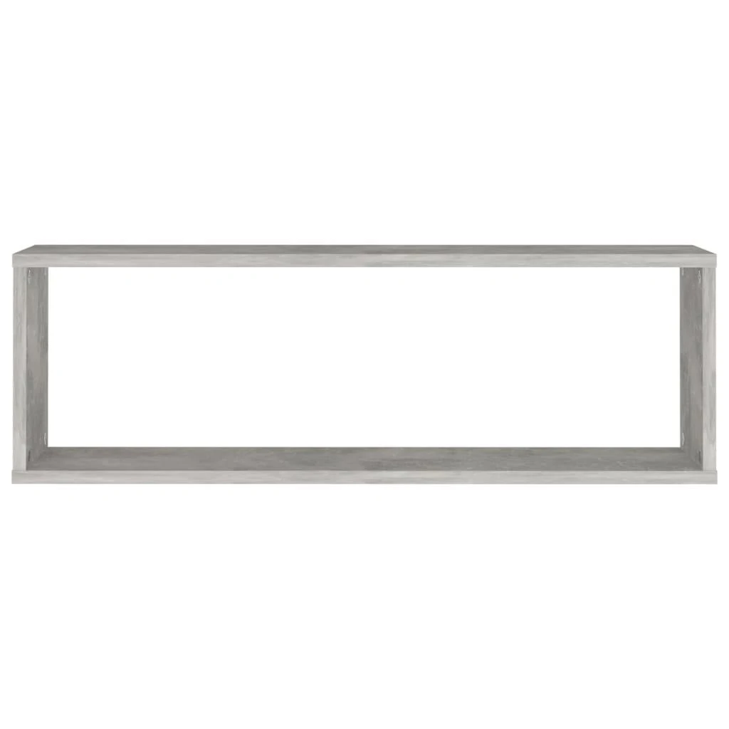 Sieninės lentynos, 4vnt., betono, 80x15x26,5cm, mediena