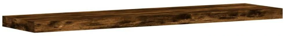 Sieninės lentynos, 4vnt., dūminio ąžuolo, 40x10x1,5cm, mediena
