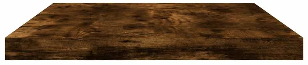 Sieninės lentynos, 4vnt., dūminio ąžuolo, 40x20x1,5cm, mediena