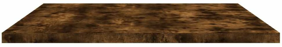 Sieninės lentynos, 4vnt., dūminio ąžuolo, 80x40x1,5cm, mediena