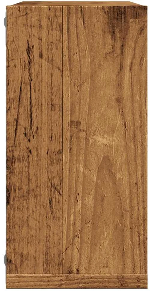 Sieninės lentynos, 4vnt., medienos, 30x15x30cm, mediena