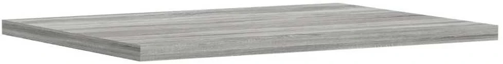 Sieninės lentynos, 4vnt., pilkos ąžuolo, 40x30x1,5cm, mediena
