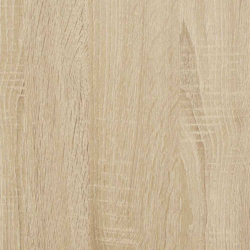 Sieninės naktinės spintelės, 2vnt., sonoma, 45x26x28,5cm