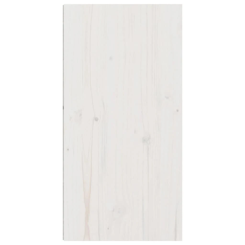 Sieninės spintelės, 2vnt., baltos, 30x30x60cm, pušies masyvas