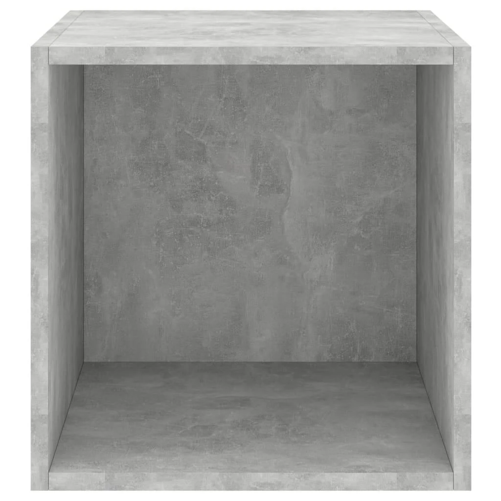 Sieninės spintelės, 2vnt., betono, 37x37x37cm, apdirbta mediena