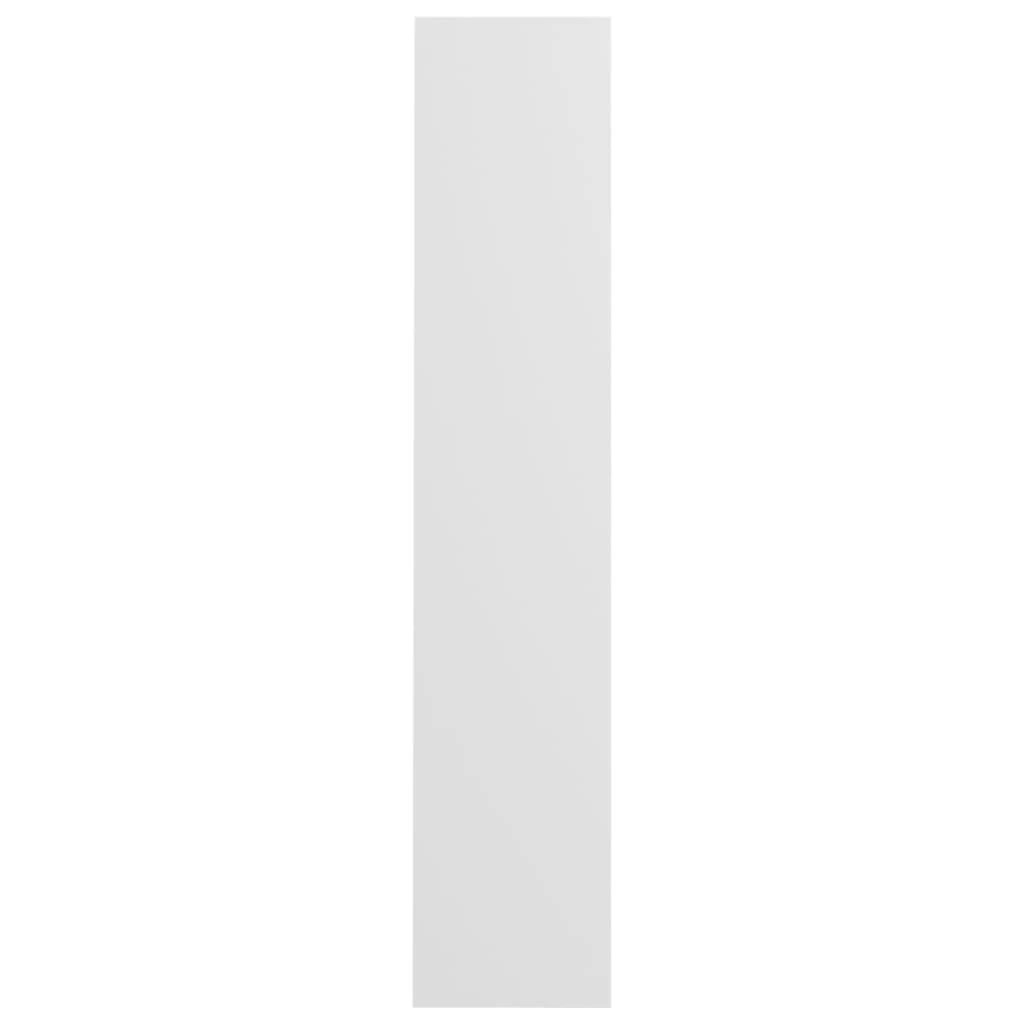 Sieninės spintelės batams, 2vnt., baltos, 60x18x90cm, MDP