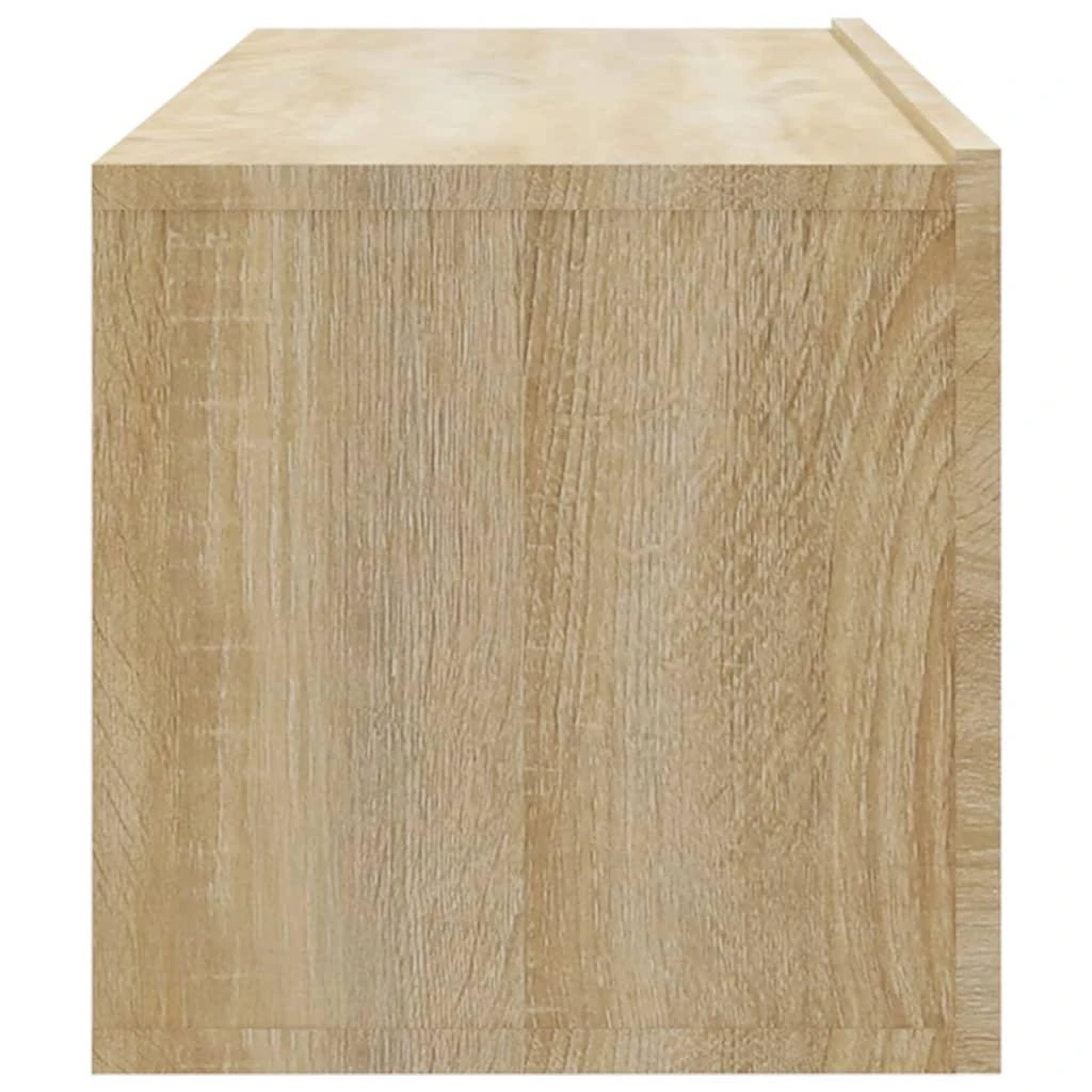 TV staliukas Sieninės televizoriaus spintelės, 4vnt., ąžuolo, 100x30x30cm