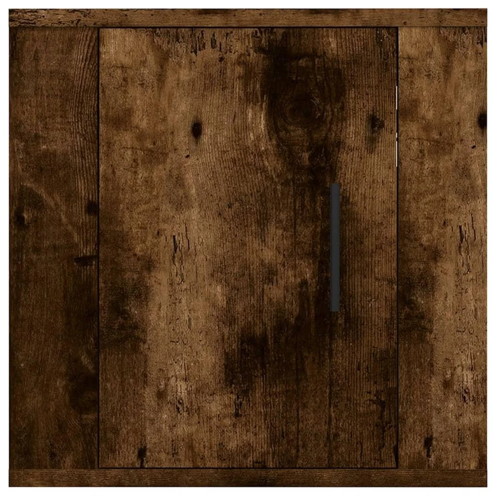 Sieninės TV spintelės, 2vnt., dūminio ąžuolo, 40x34,5x40cm