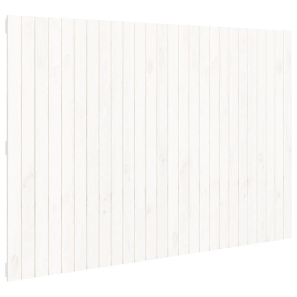 Lova Sieninis galvūgalis, baltas, 166x3x110cm, pušies masyvas