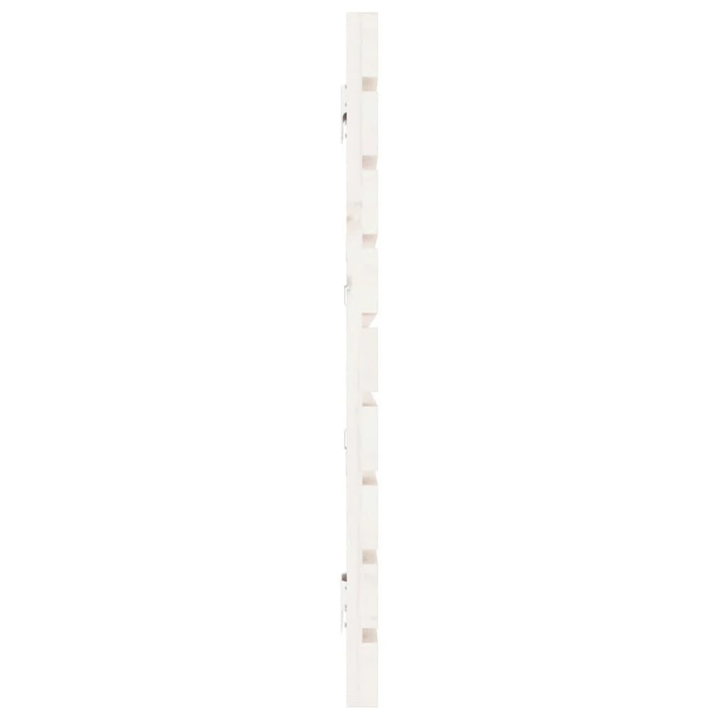 Lova Sieninis galvūgalis, baltas, 166x3x63cm, pušies masyvas