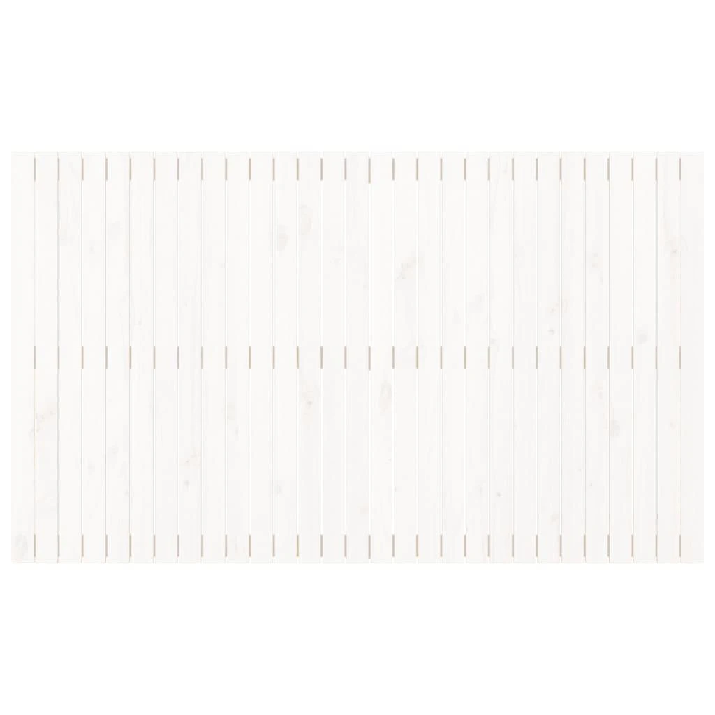 Lova Sieninis galvūgalis, baltas, 185x3x110cm, pušies masyvas