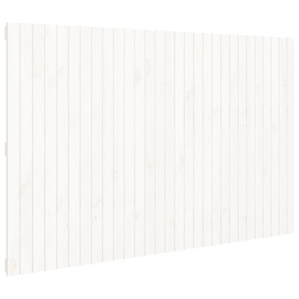 Lova Sieninis galvūgalis, baltas, 185x3x110cm, pušies masyvas