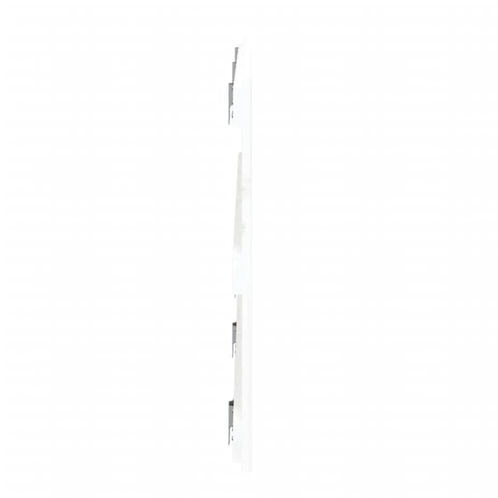 Sieninis galvūgalis, baltas, 185x3x60cm, pušies masyvas