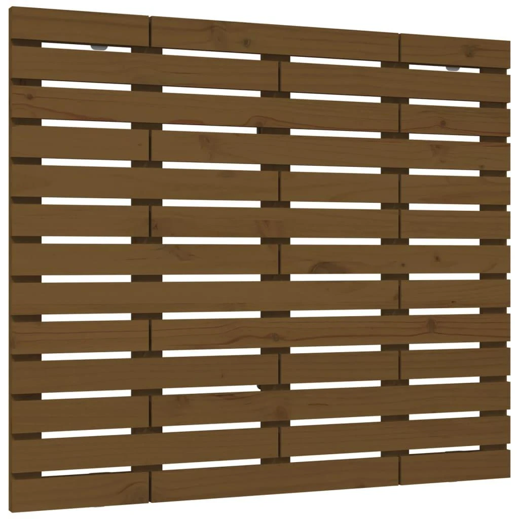 Lova Sieninis galvūgalis, medaus rudas, 106x3x91,5cm, pušies masyvas