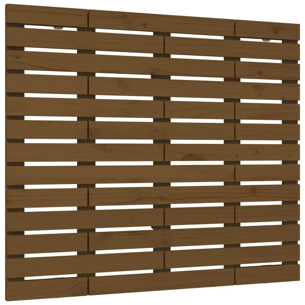 Lova Sieninis galvūgalis, medaus rudas, 146x3x91,5cm, pušies masyvas